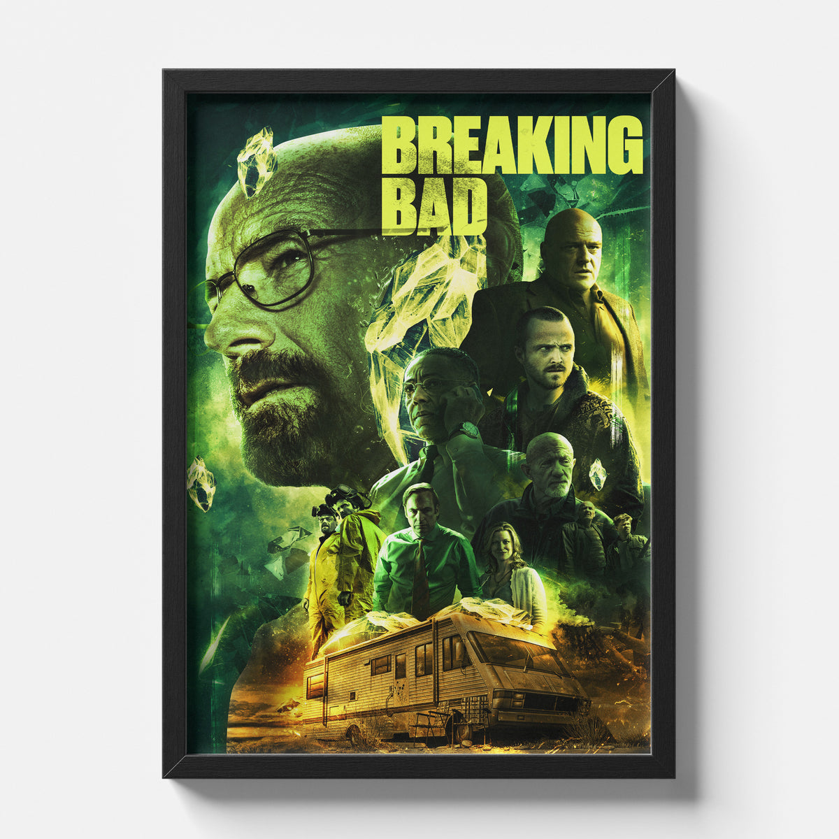Breaking Bad Green Crystal Saga Poster