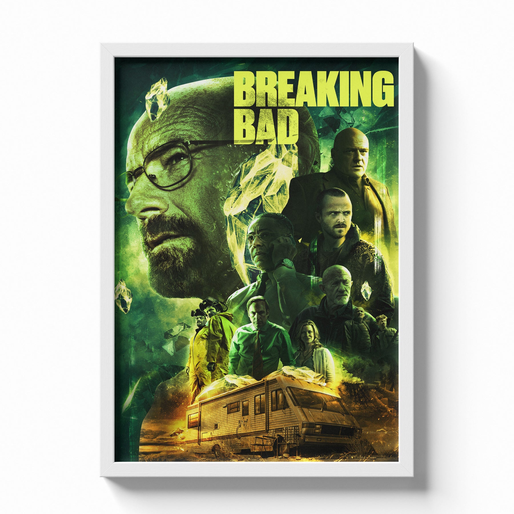 Breaking Bad Green Crystal Saga Poster