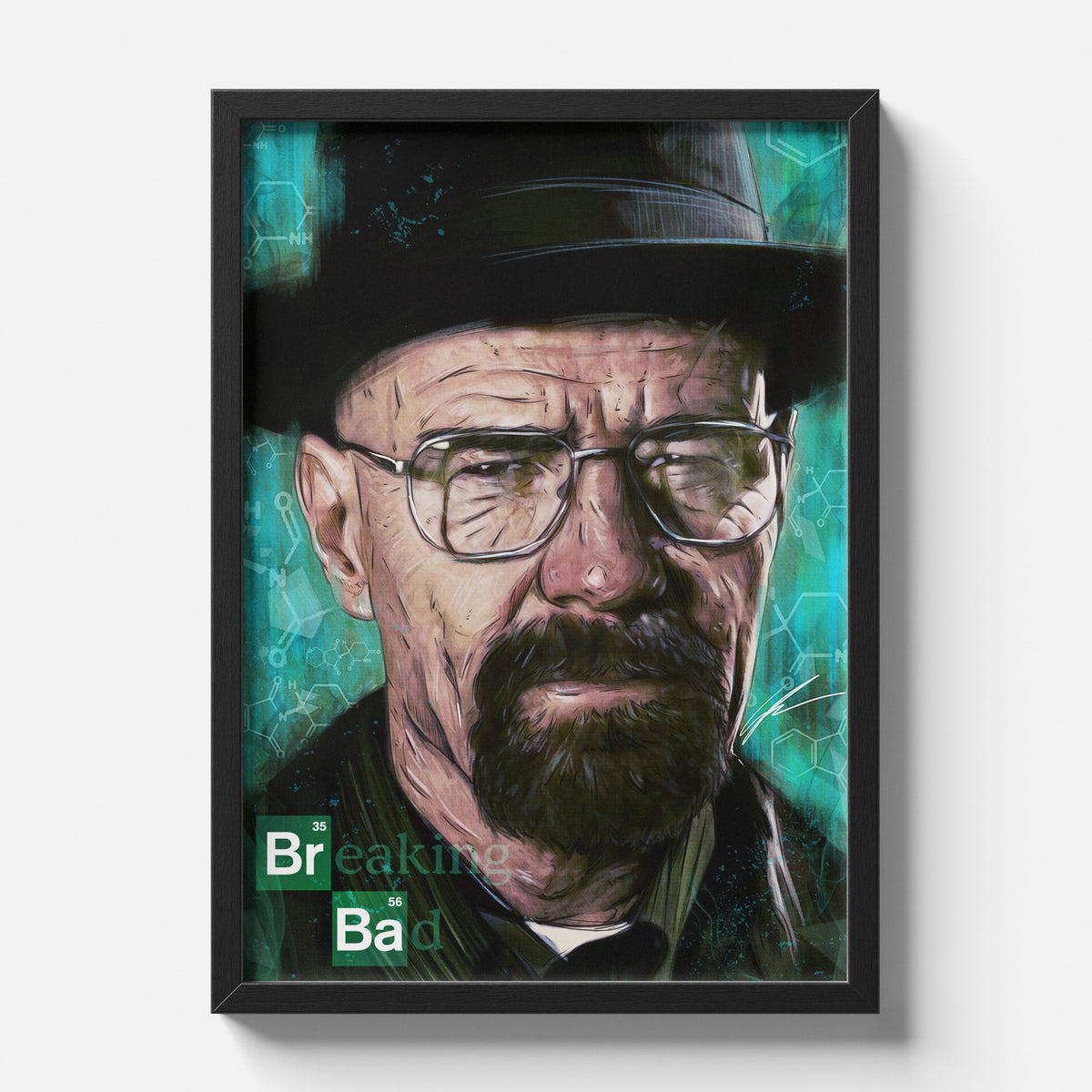 Breaking Bad Walter White Heisenberg Portrait Poster