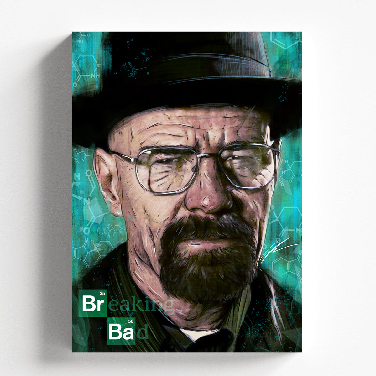Breaking Bad Walter White Heisenberg Portrait Poster