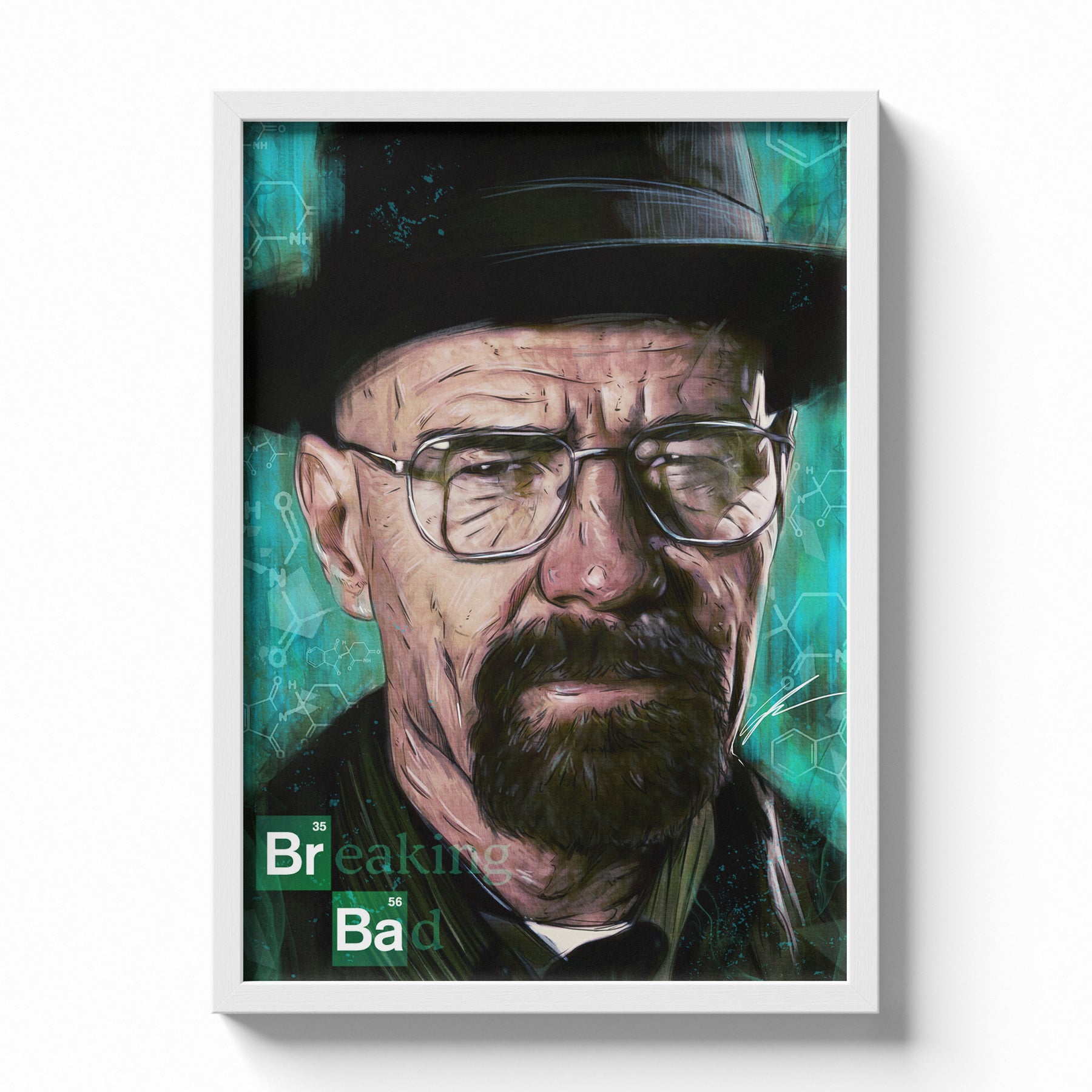 Breaking Bad Walter White Heisenberg Portrait Poster