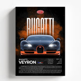 Bugatti Veyron Hypercar Poster | Legendary W16 Supercar Automotive Wall Art
