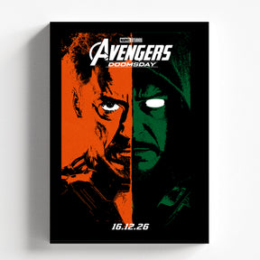 Avengers Doomsday Framed Poster - Doctor Doom x Iron Man Marvel Wall Art