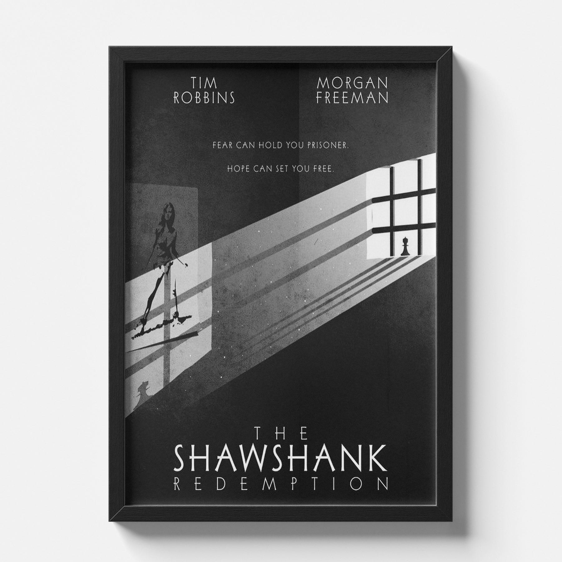 Shawshank Redemption Minimalist Hope and Freedom Movie Poster