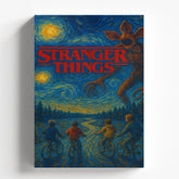 Stranger Things Starry Night Poster