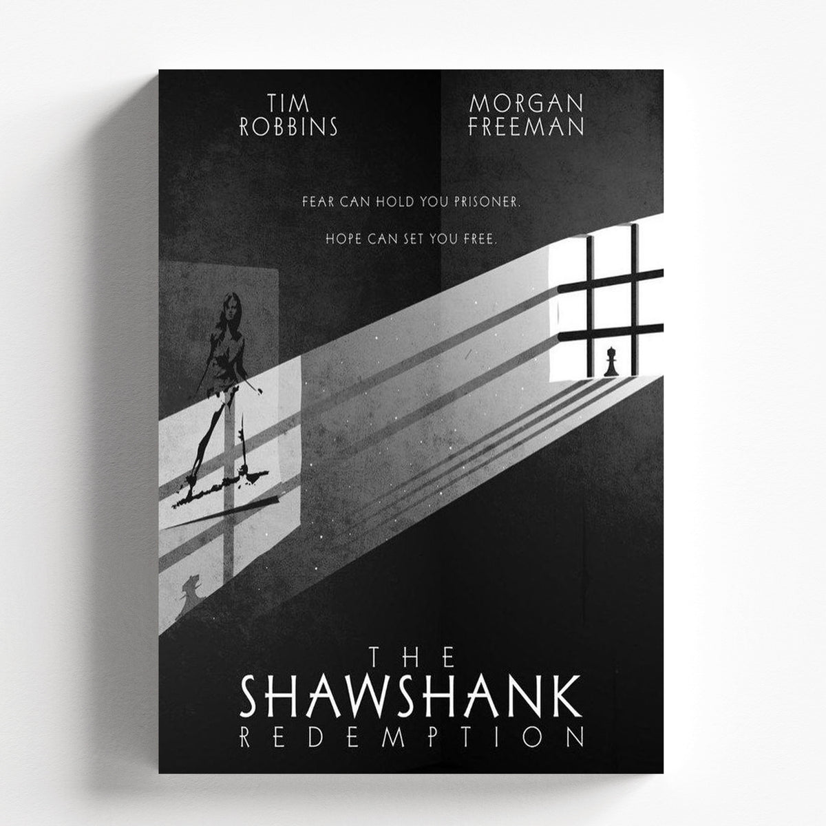Shawshank Redemption Minimalist Hope and Freedom Movie Poster