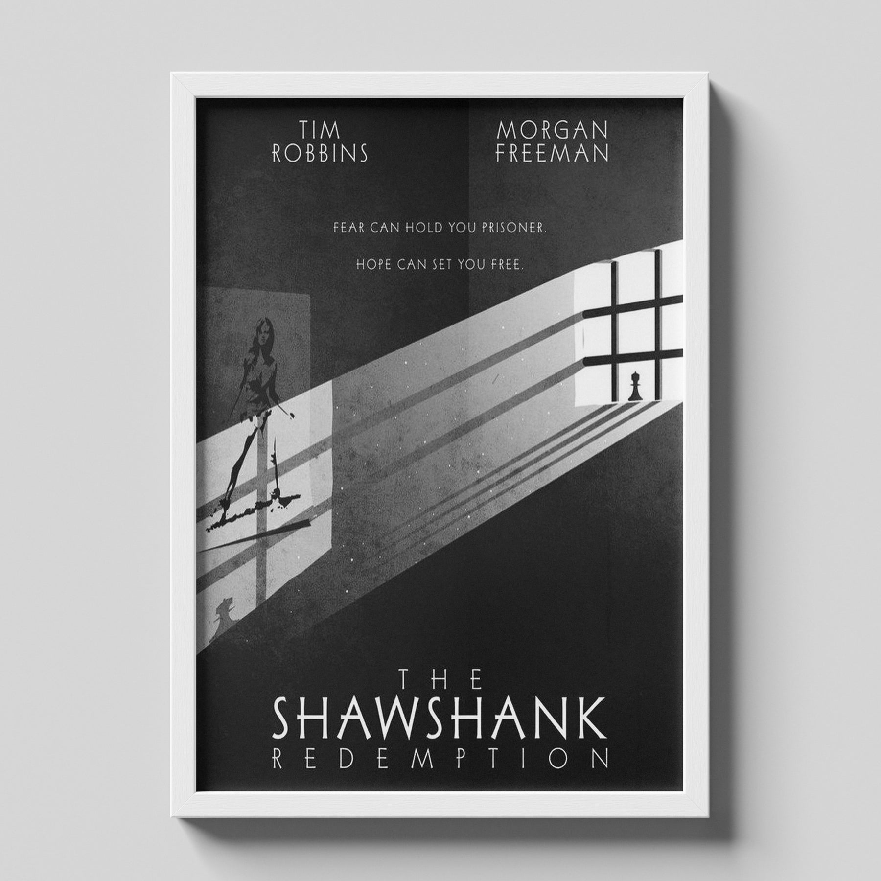 Shawshank Redemption Minimalist Hope and Freedom Movie Poster