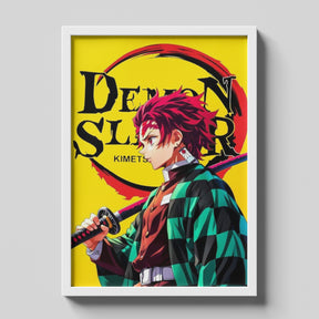 Demon Slayer Tanjiro Poster | Kimetsu no Yaiba Anime Wall Art