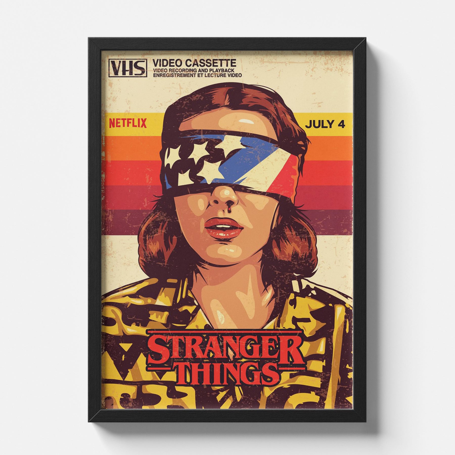 Stranger Things VHS Eleven Poster