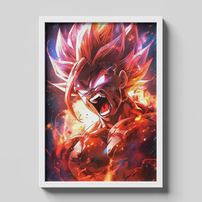 Dragon Ball Z Goku Poster | Super Saiyan Anime Wall Art