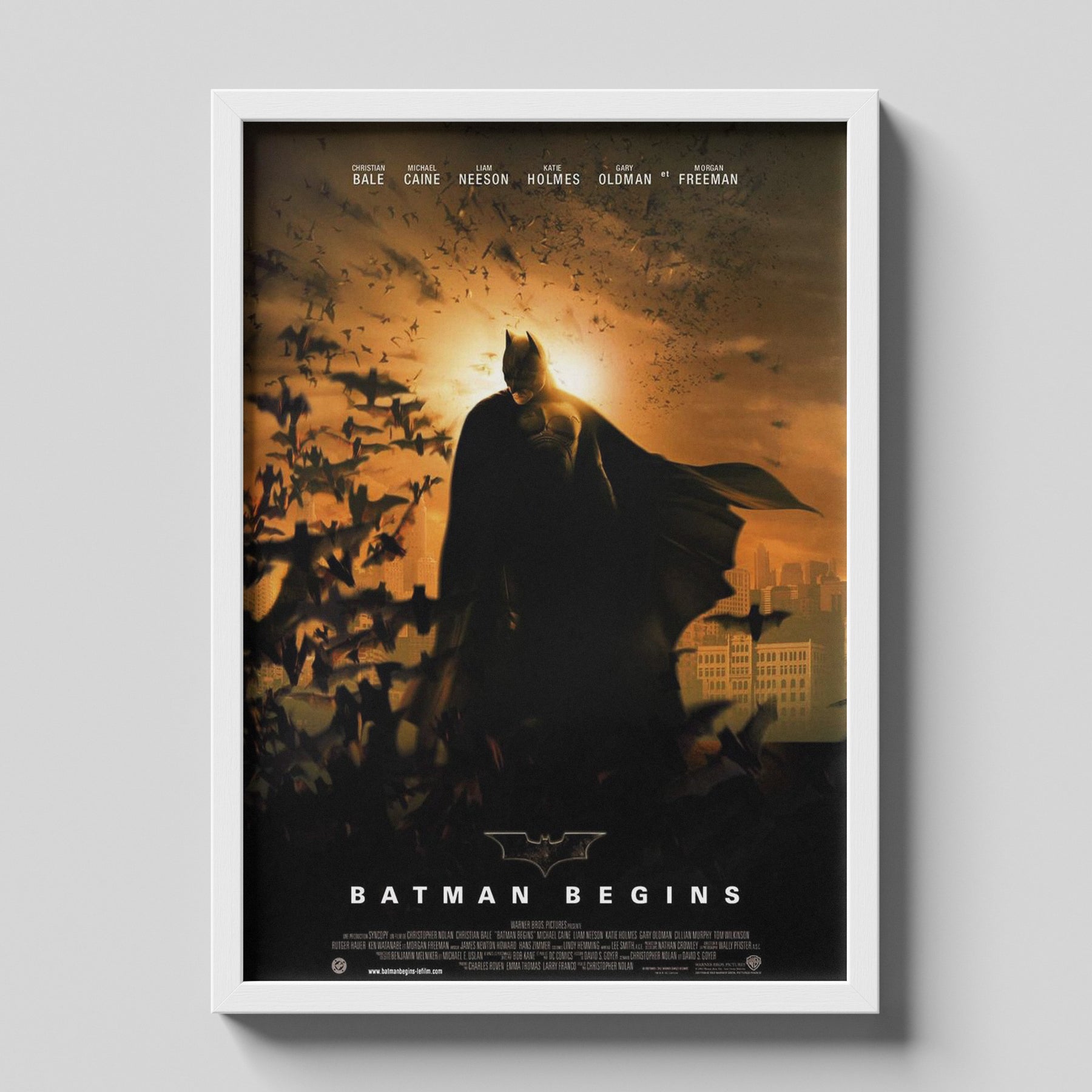 Batman Begins Dark Knight Rising Gotham City Wall Poster