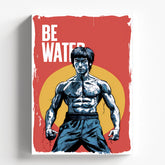 Be Water Bruce Lee Martial Arts Motivation Poster