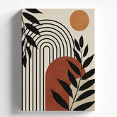 Boho with Arch & Leaf Artwork