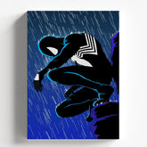 Spider-Man Venom Suit in the Rain