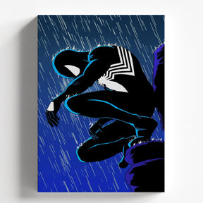 Spider-Man Venom Suit in the Rain
