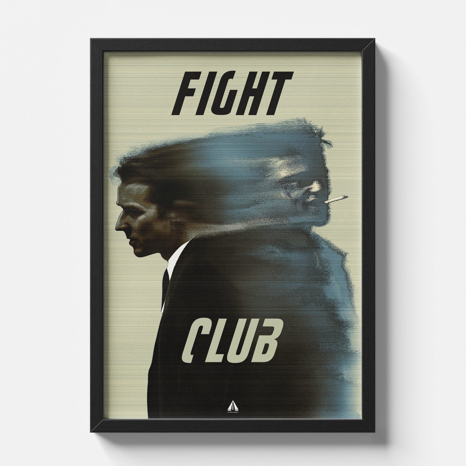 Fight Club Dual Identity Minimalist Movie Poster Wall Art