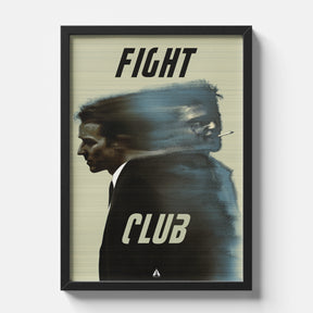Fight Club Dual Identity Minimalist Movie Poster Wall Art