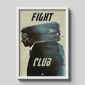 Fight Club Dual Identity Minimalist Movie Poster Wall Art