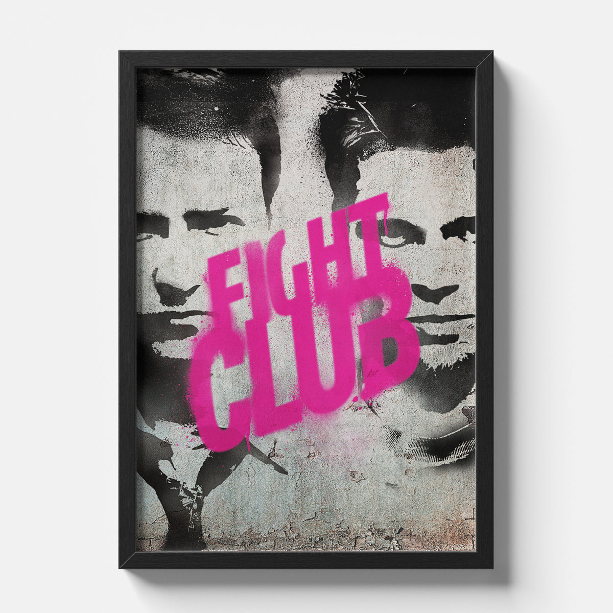 Fight Club Graffiti Style Movie Poster Wall Art