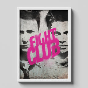 Fight Club Graffiti Style Movie Poster Wall Art