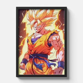Dragon Ball Z Super Saiyan Goku Power Poster