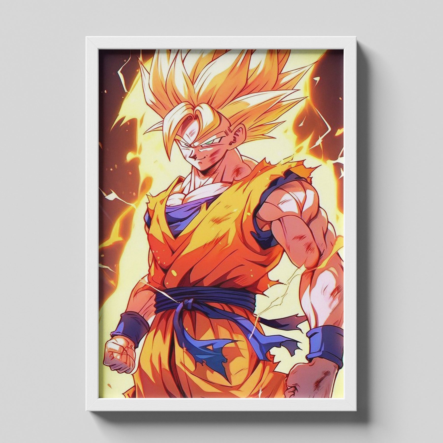 Dragon Ball Z Super Saiyan Goku Power Poster