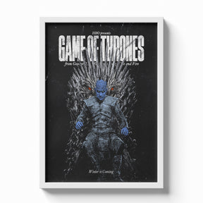 Game of Thrones Night King Iron Throne Poster