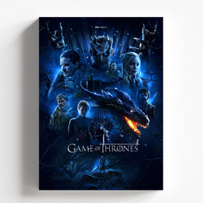 Game of Thrones Final Battle Poster – Jon Snow, Daenerys & Night King