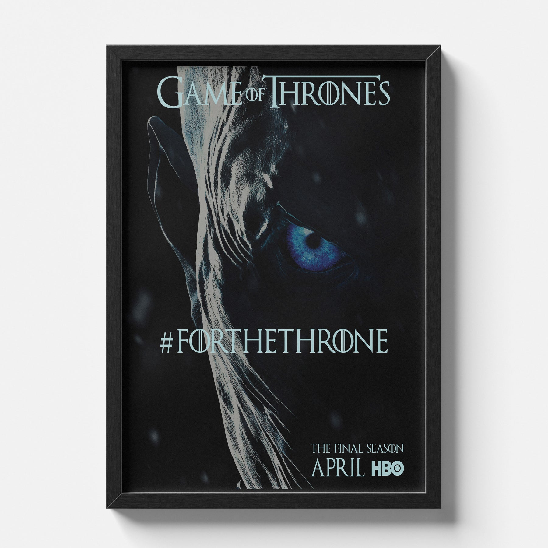 Night King Blue Eye Poster – Game of Thrones For the Throne Artwork
