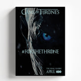 Night King Blue Eye Poster – Game of Thrones For the Throne Artwork