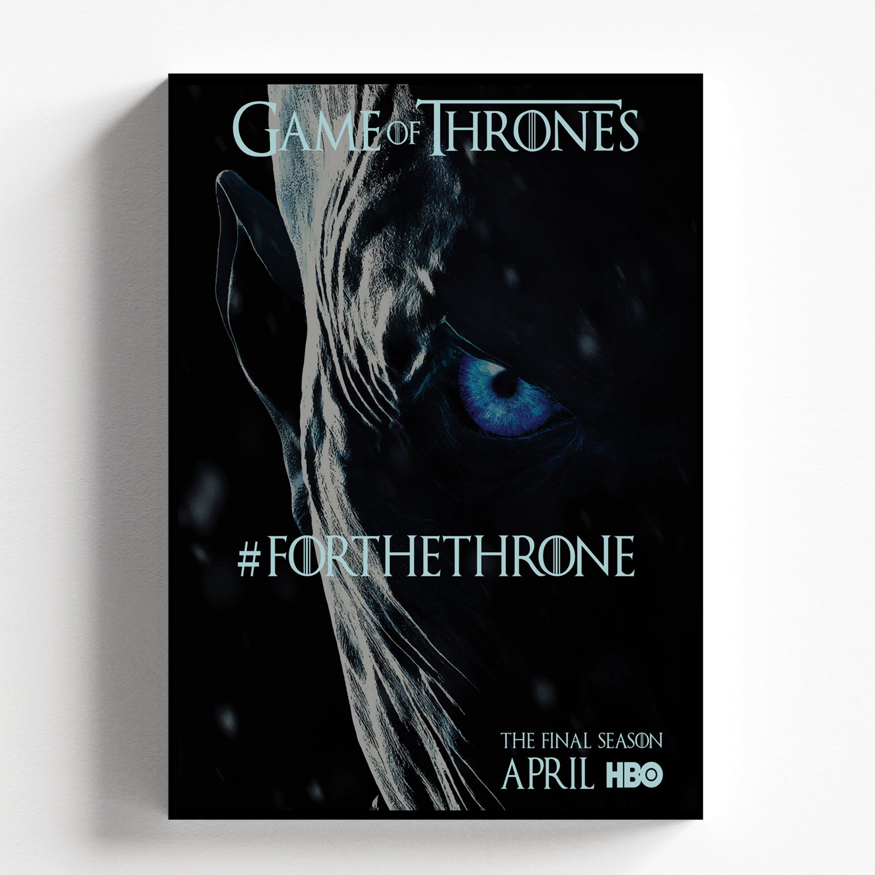 Night King Blue Eye Poster – Game of Thrones For the Throne Artwork