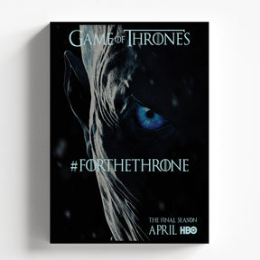 Night King Blue Eye Poster – Game of Thrones For the Throne Artwork
