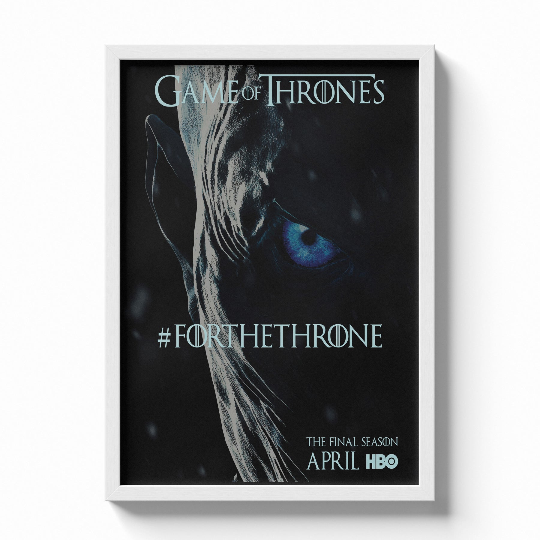 Night King Blue Eye Poster – Game of Thrones For the Throne Artwork