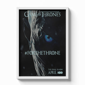 Night King Blue Eye Poster – Game of Thrones For the Throne Artwork