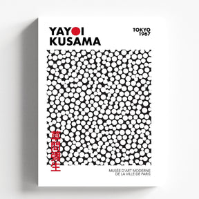 Yayoi Kusama Polka Dot Modern Art Exhibition Wall Poster