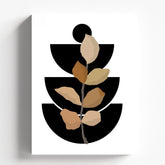 Minimal Botanical Geometry Modern Abstract Wall Art Print