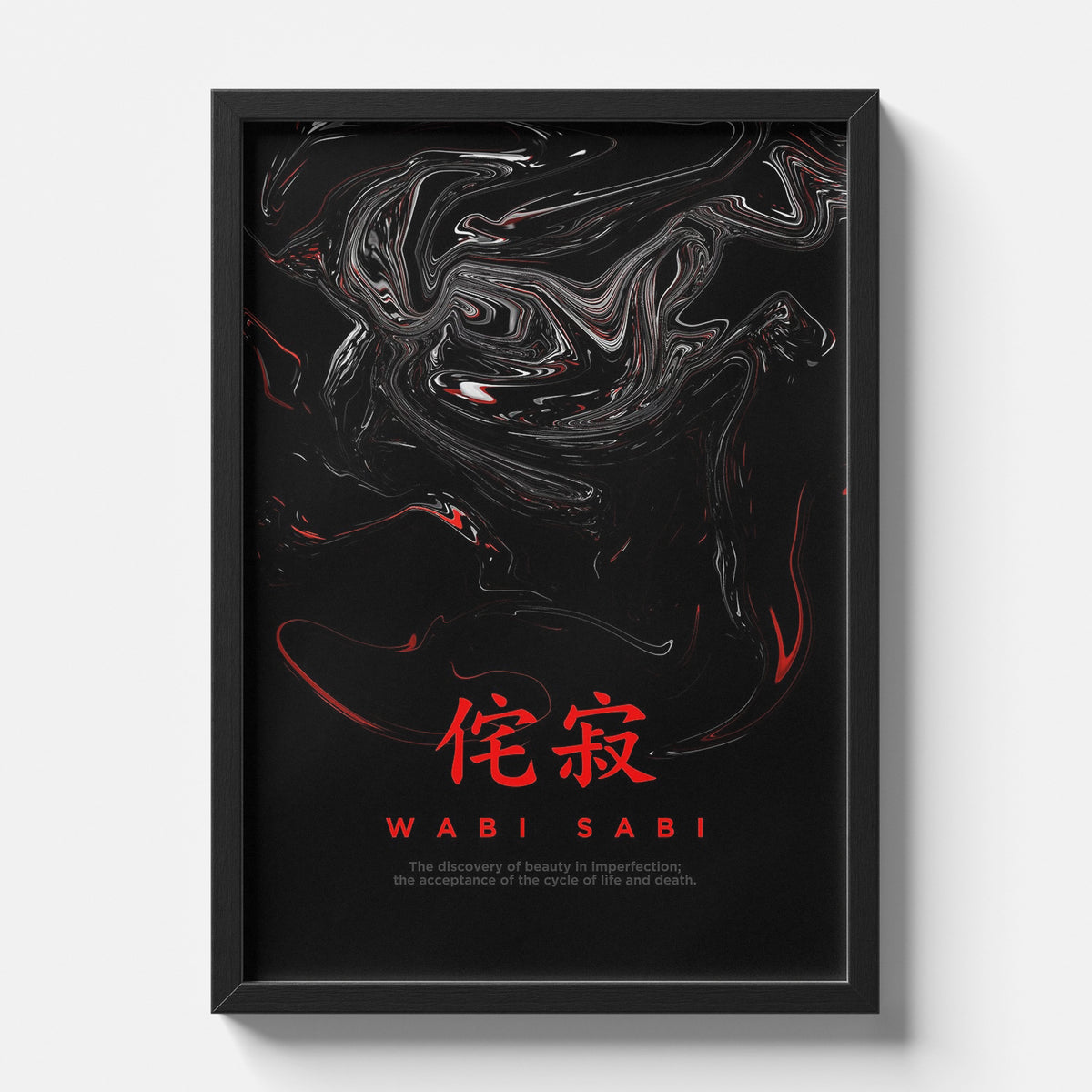Wabi Sabi Abstract Japanese Philosophy Modern Wall Art
