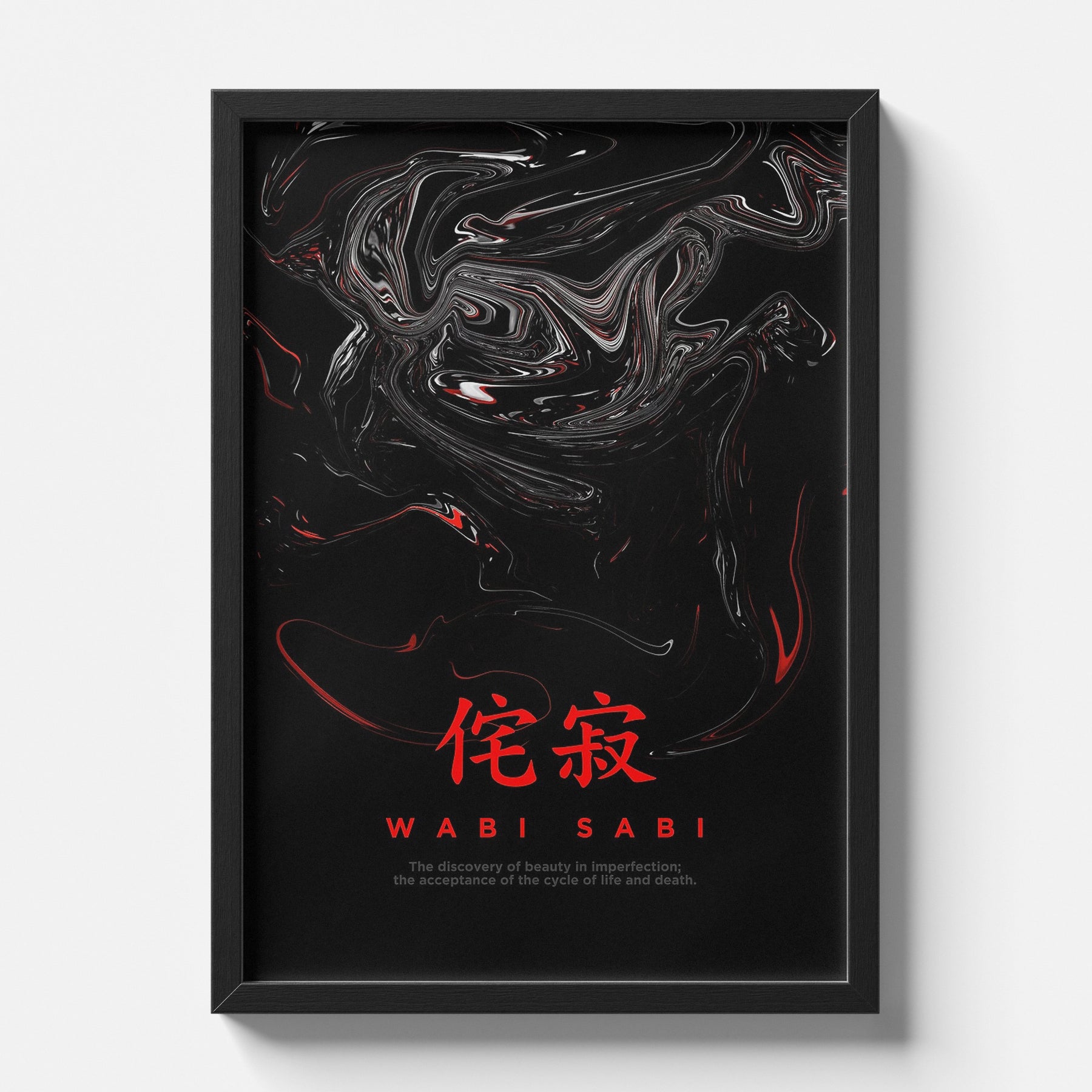 Wabi Sabi Abstract Japanese Philosophy Modern Wall Art