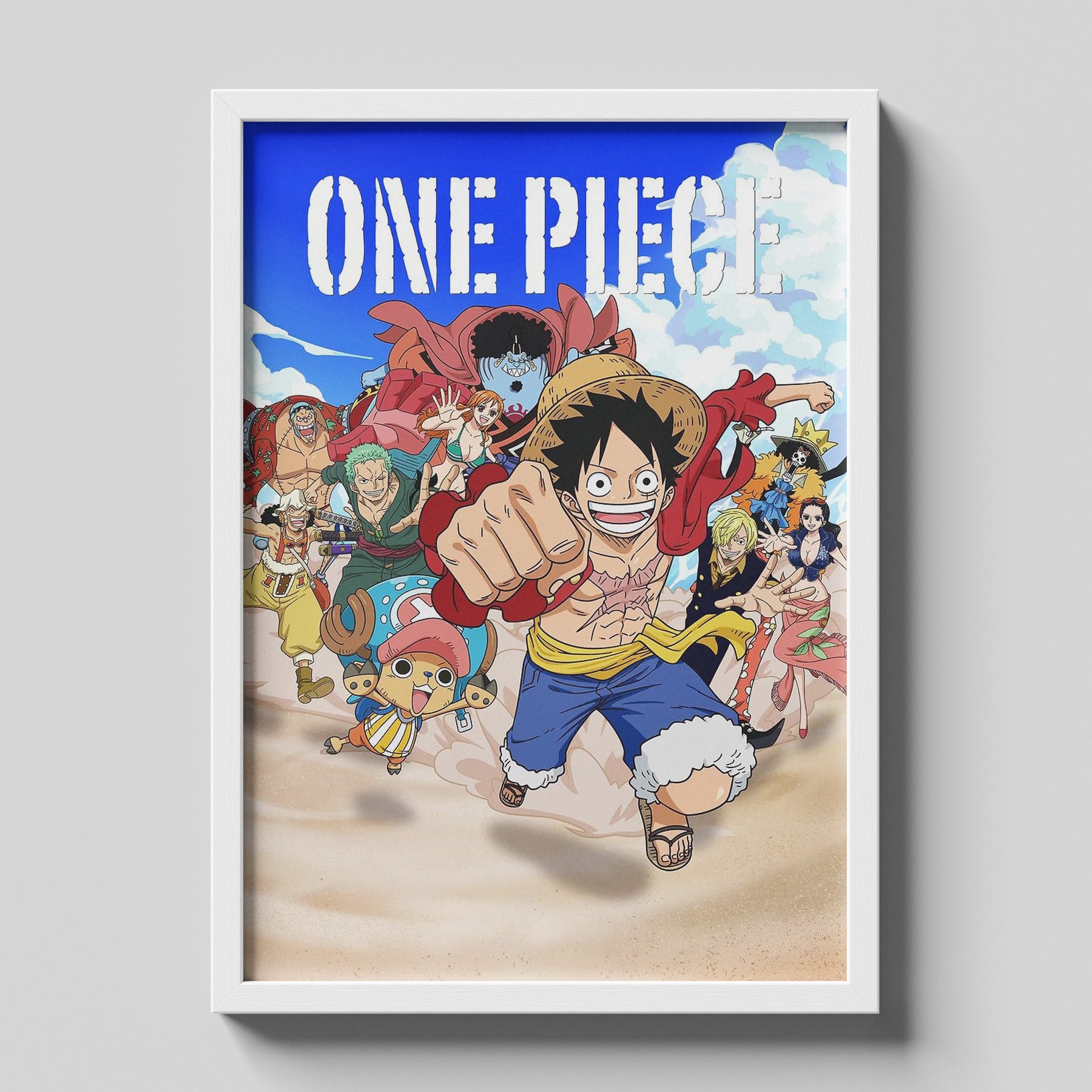 One Piece Straw Hat Pirates Adventure Anime Wall Poster