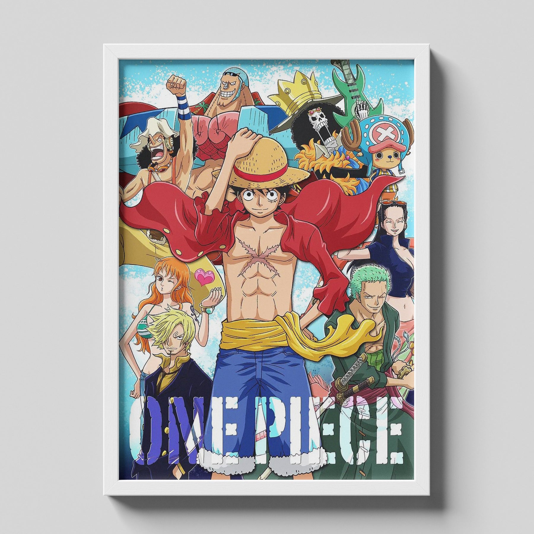 One Piece Straw Hat Crew Iconic Anime Wall Poster