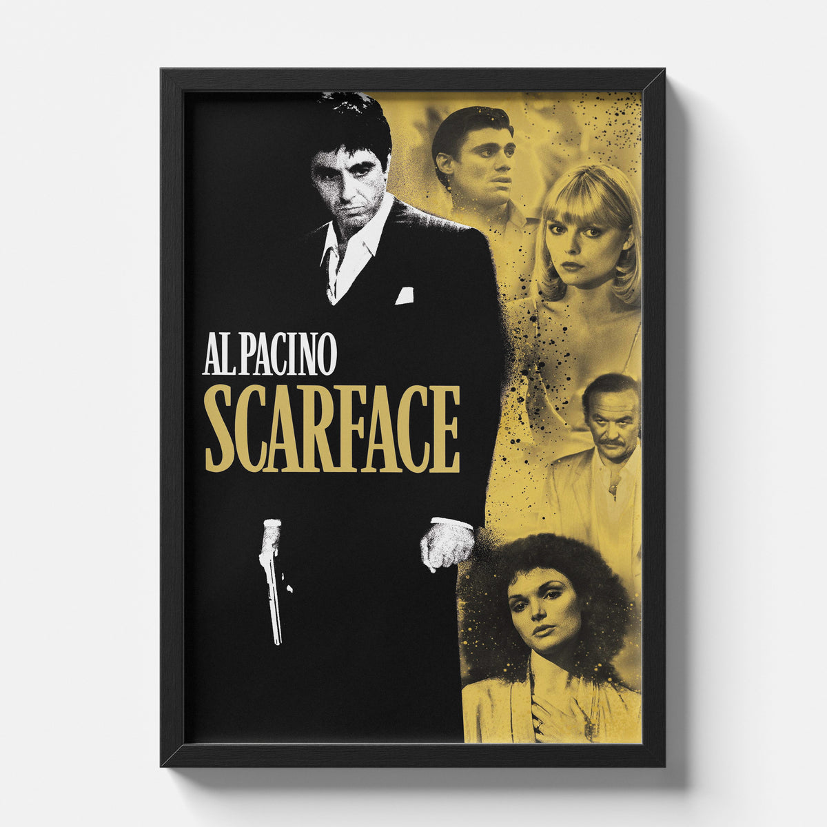 Scarface Al Pacino Cinematic Minimalist Movie Poster Art