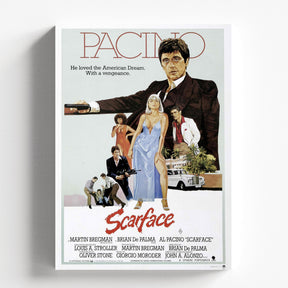Scarface Classic Cinematic Minimalist Movie Poster Art