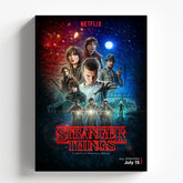 Stranger Things Hawkins Crew Retro Poster