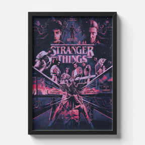 Stranger Things Hawkins Rift Poster – Upside Down Ensemble Artwork