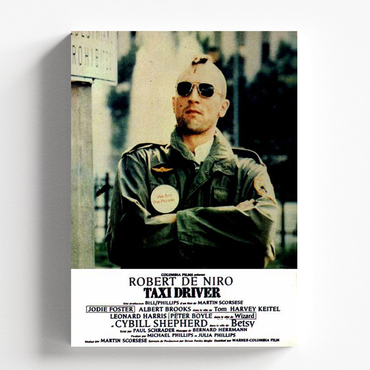 Taxi Driver Mohawk Robert De Niro Classic Poster Print