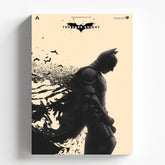 The Dark Knight Batman Minimal Silhouette Movie Poster