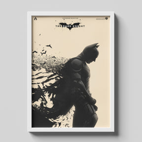The Dark Knight Batman Minimal Silhouette Movie Poster