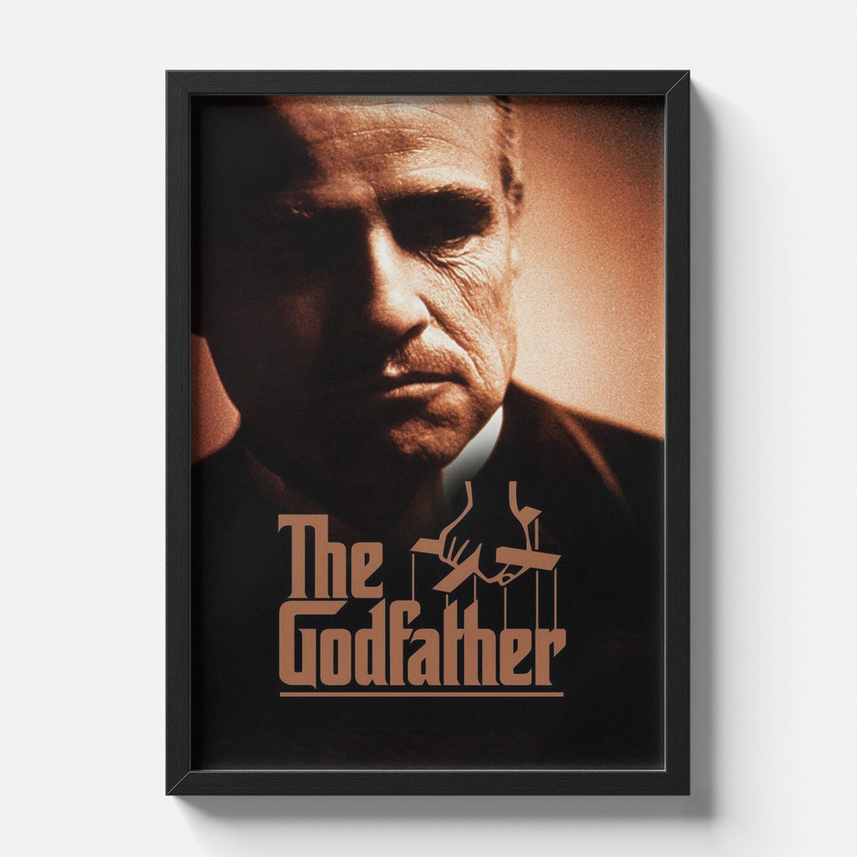 The Godfather Don Vito Corleone Cinematic Portrait Poster