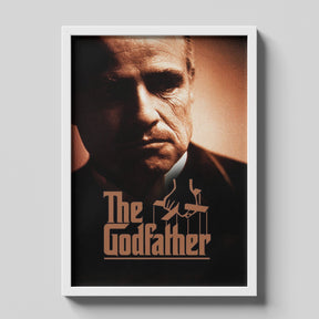 The Godfather Don Vito Corleone Cinematic Portrait Poster