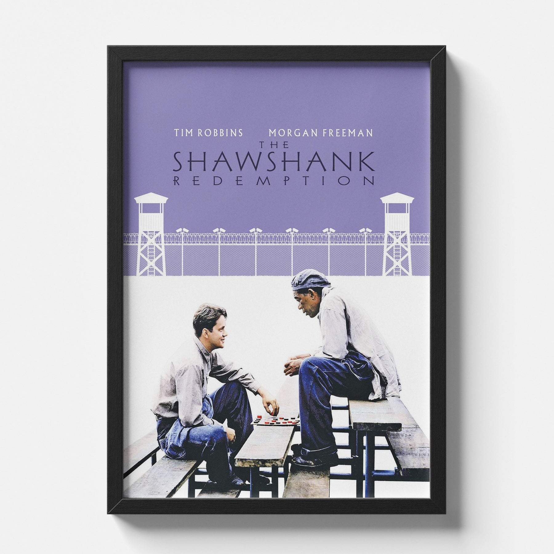 Shawshank Redemption Minimalist Friendship Movie Poster
